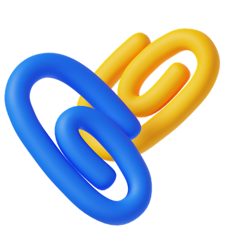 Paperclip  3D Icon