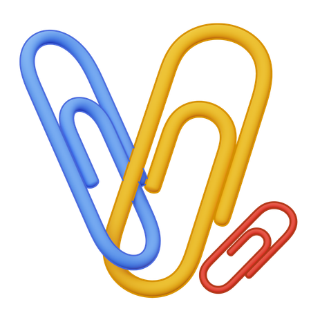 Paperclip  3D Icon