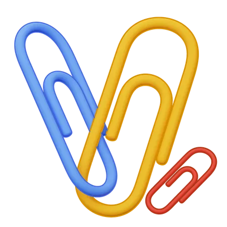 Paperclip  3D Icon