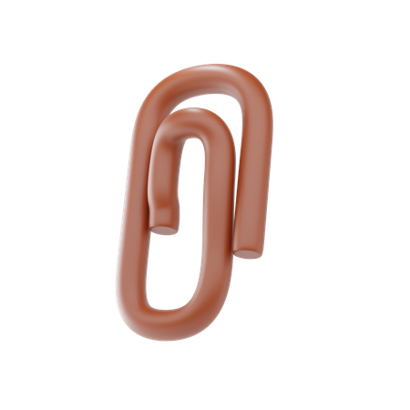 Paperclip  3D Icon