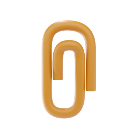 Paperclip  3D Icon