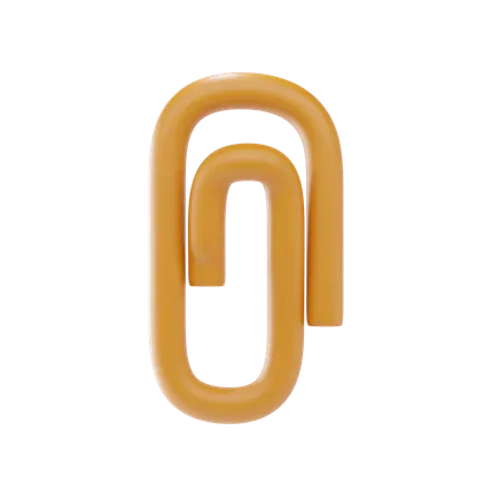 Paperclip  3D Icon