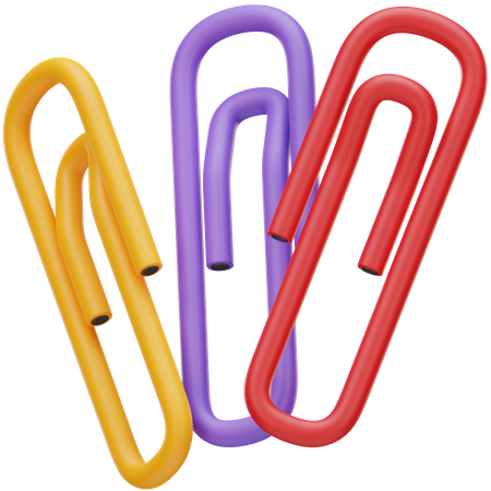 Paperclip  3D Icon