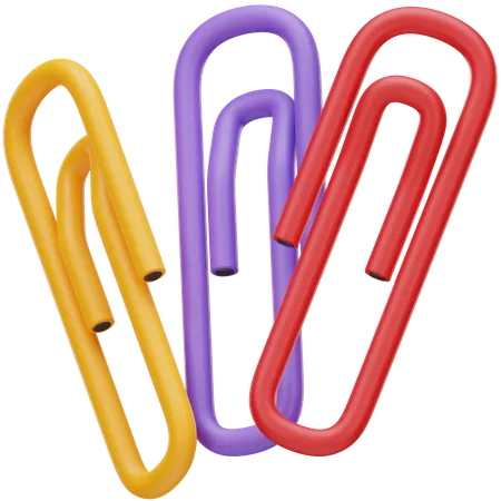 Paperclip  3D Icon