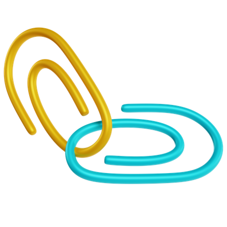 Paperclip  3D Icon