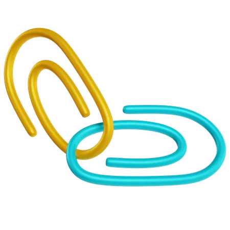 Paperclip  3D Icon