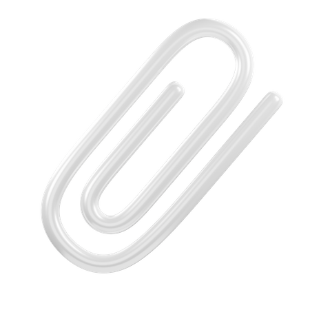 Paperclip  3D Icon