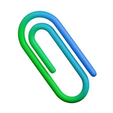 Paperclip  3D Icon