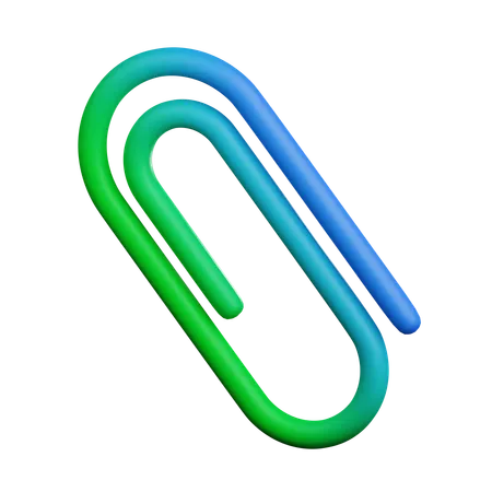 Paperclip  3D Icon