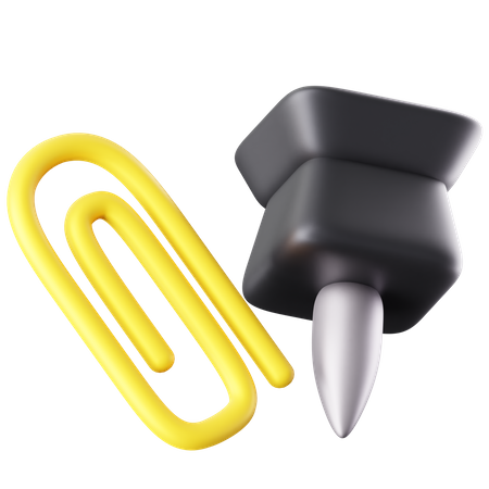 Paperclip  3D Icon