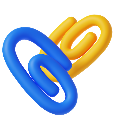 Paperclip  3D Icon