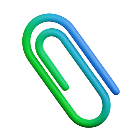Paperclip  3D Icon