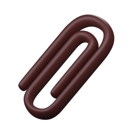 Paperclip  3D Icon