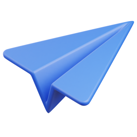 Paperplane  3D Icon