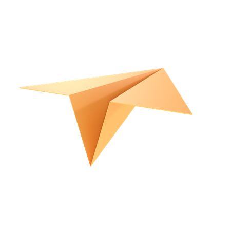 Paperplane  3D Illustration