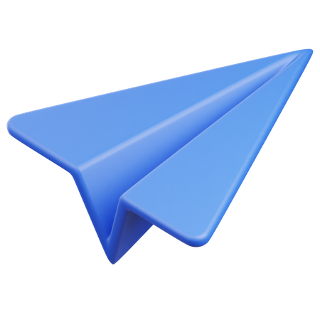 Paperplane 3D Icon