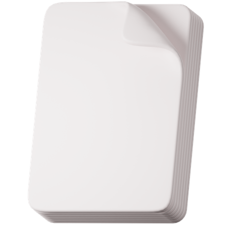 Papers stack  3D Icon