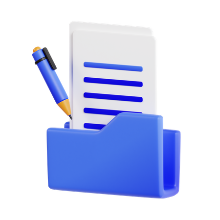 Paperwork  3D Icon