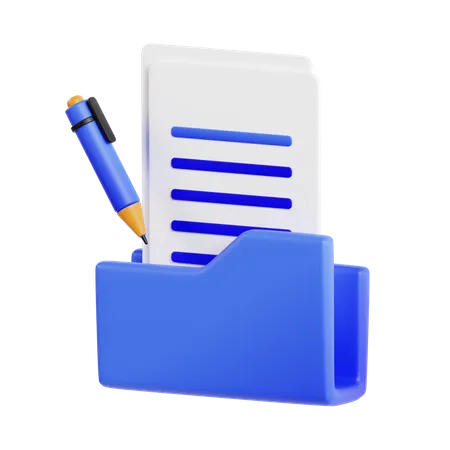 Paperwork  3D Icon