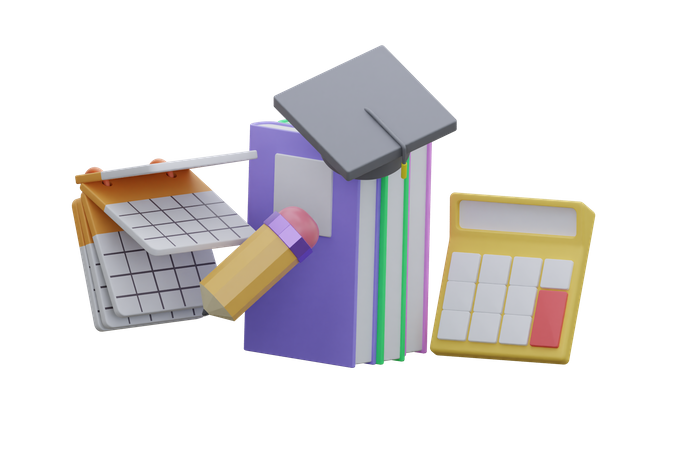 Papeterie éducative  3D Icon