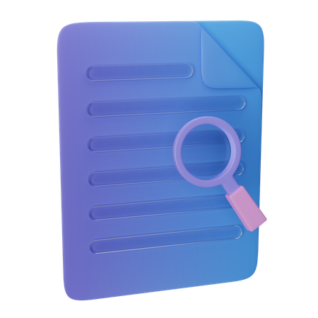 Papier d'analyse  3D Icon