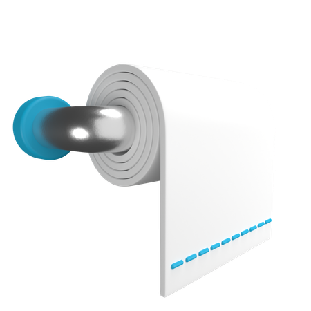 Papier toilette  3D Icon