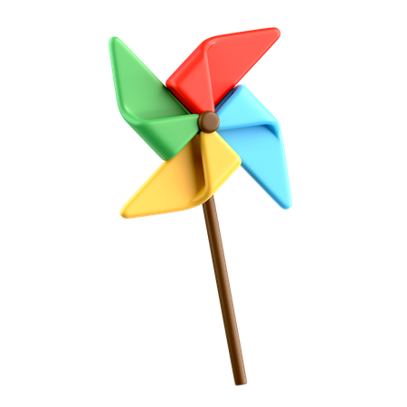 Windmühle aus Papier  3D Icon