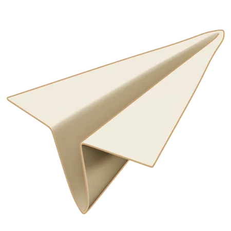 Papierflieger  3D Icon