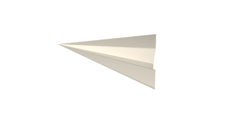 Papierflieger  3D Icon