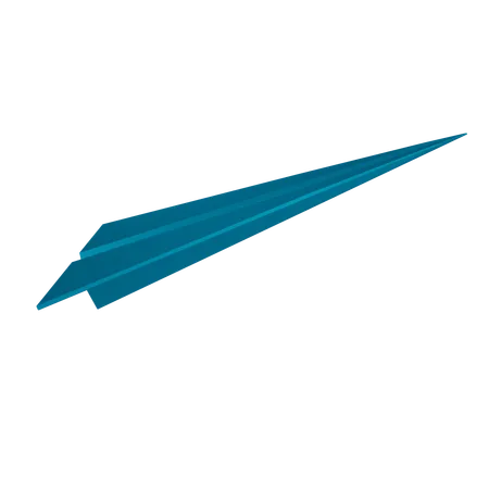 Papierflieger  3D Icon