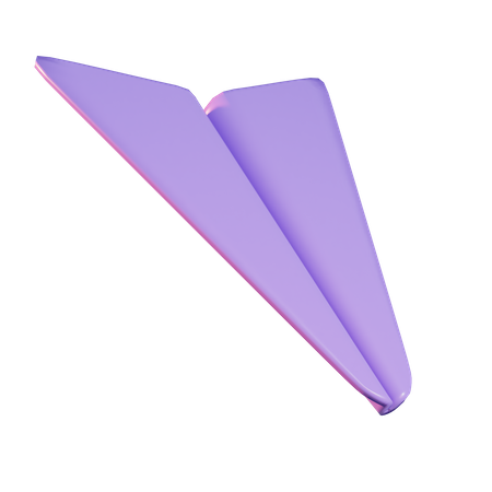 Papierflieger  3D Icon