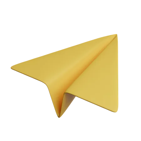 Papierflieger  3D Icon