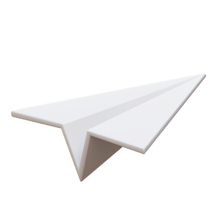 Papierflieger  3D Icon