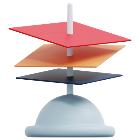 Papierhalter  3D Icon