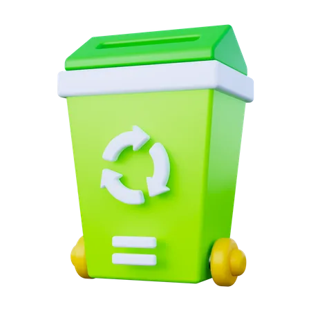 Papierkorb  3D Icon