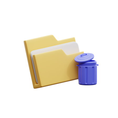 Papierkorb  3D Icon