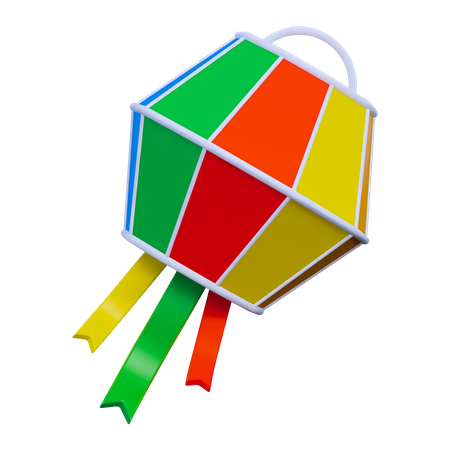 Papierlaterne  3D Icon