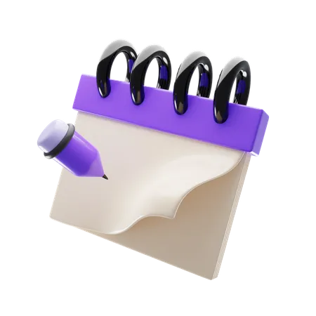 Papiernotiz  3D Icon