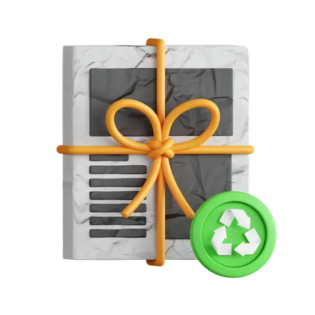 Papierrecycling  3D Icon