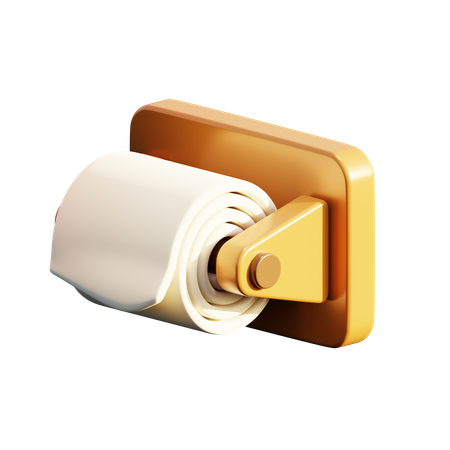 Papierrolle  3D Icon