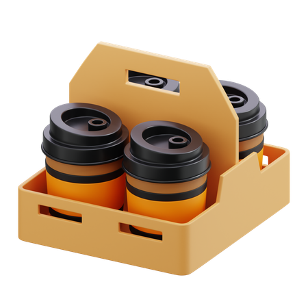 Papier tablett trinken  3D Icon