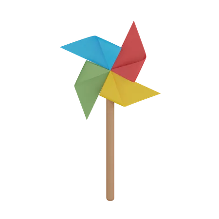 Papierwind  3D Icon