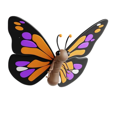 Papillon  3D Icon