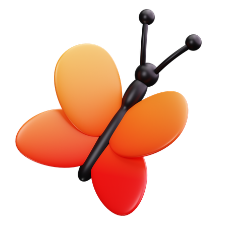 Papillon  3D Icon