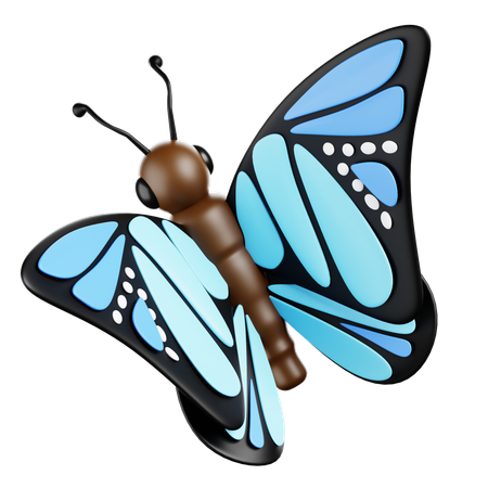 Papillon  3D Icon