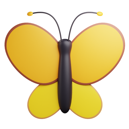 Papillon  3D Icon