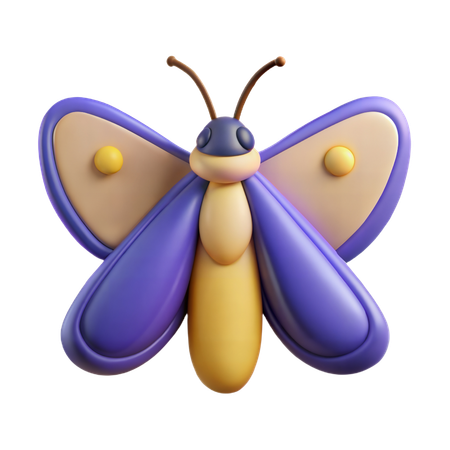 Papillon de nuit  3D Icon