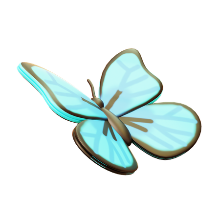 Papillon volant  3D Icon