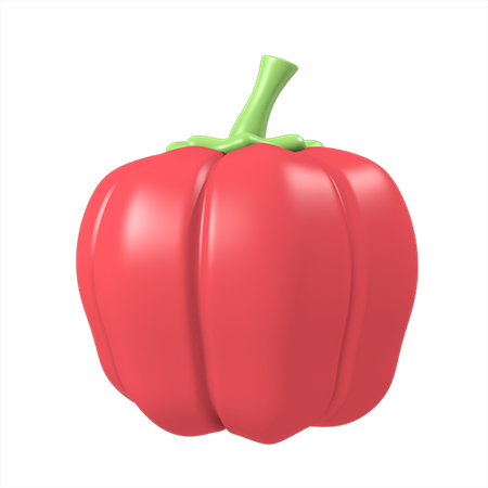 Paprika  3D Illustration