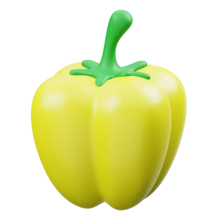 Paprika jaune  3D Icon